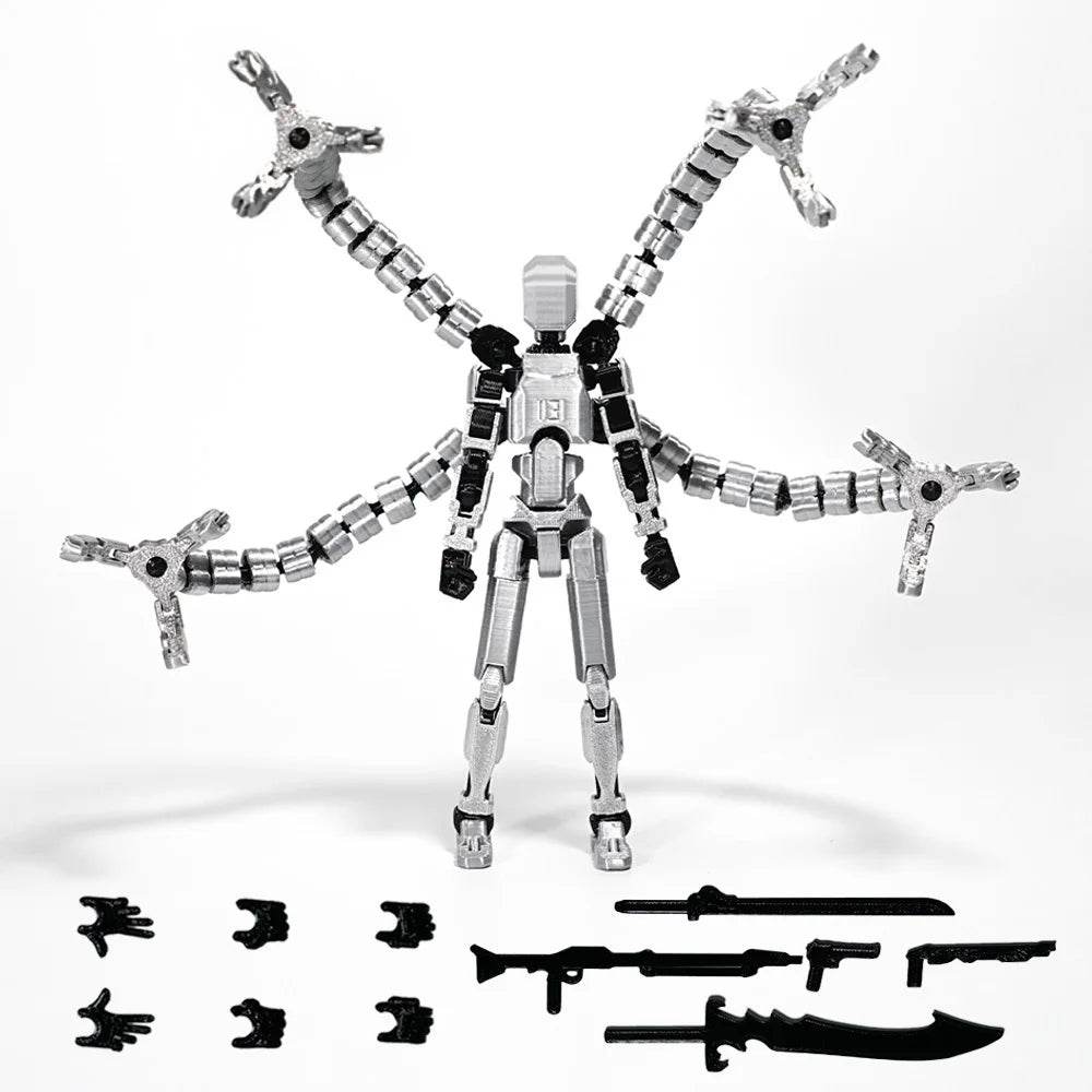 3D Printed Mannequin Dummy 13 Tentacle Series Toys Robot - ToylandEU