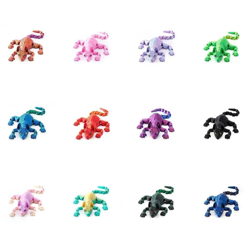  3D Printed Miniature Hairless Cat Model Doll Toy Figurine -  ToylandEU™