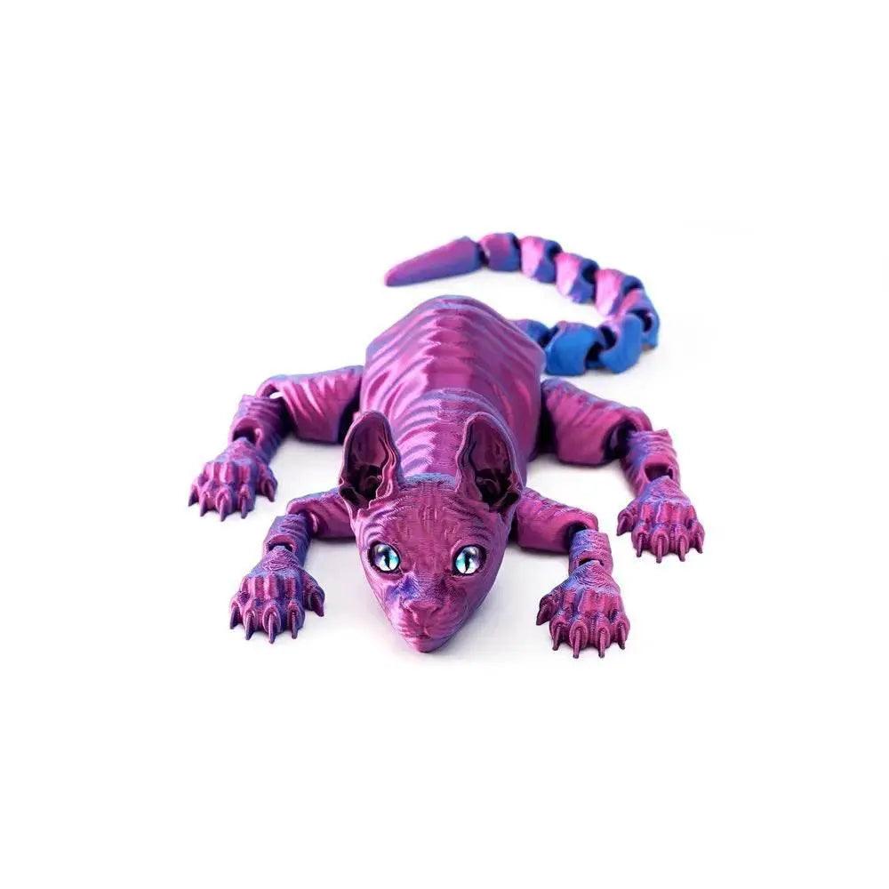  3D Printed Miniature Hairless Cat Model Doll Toy Figurine -  ToylandEU™