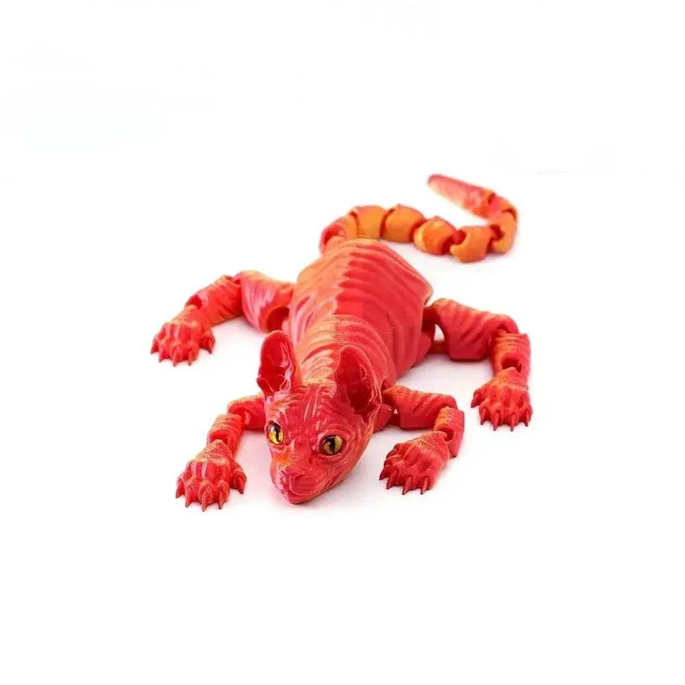  3D Printed Miniature Hairless Cat Model Doll Toy Figurine -  ToylandEU™