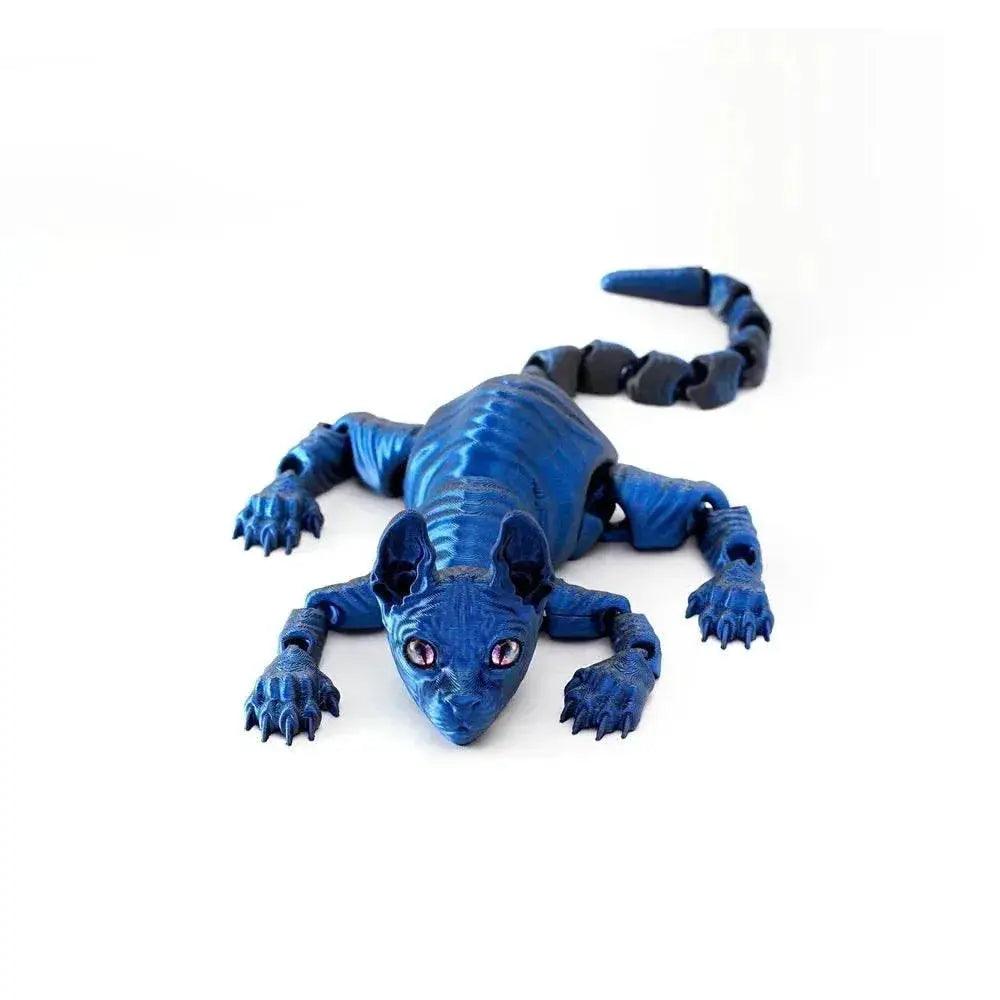 3D Printed Miniature Hairless Cat Model Doll Toy Figurine -  ToylandEU™
