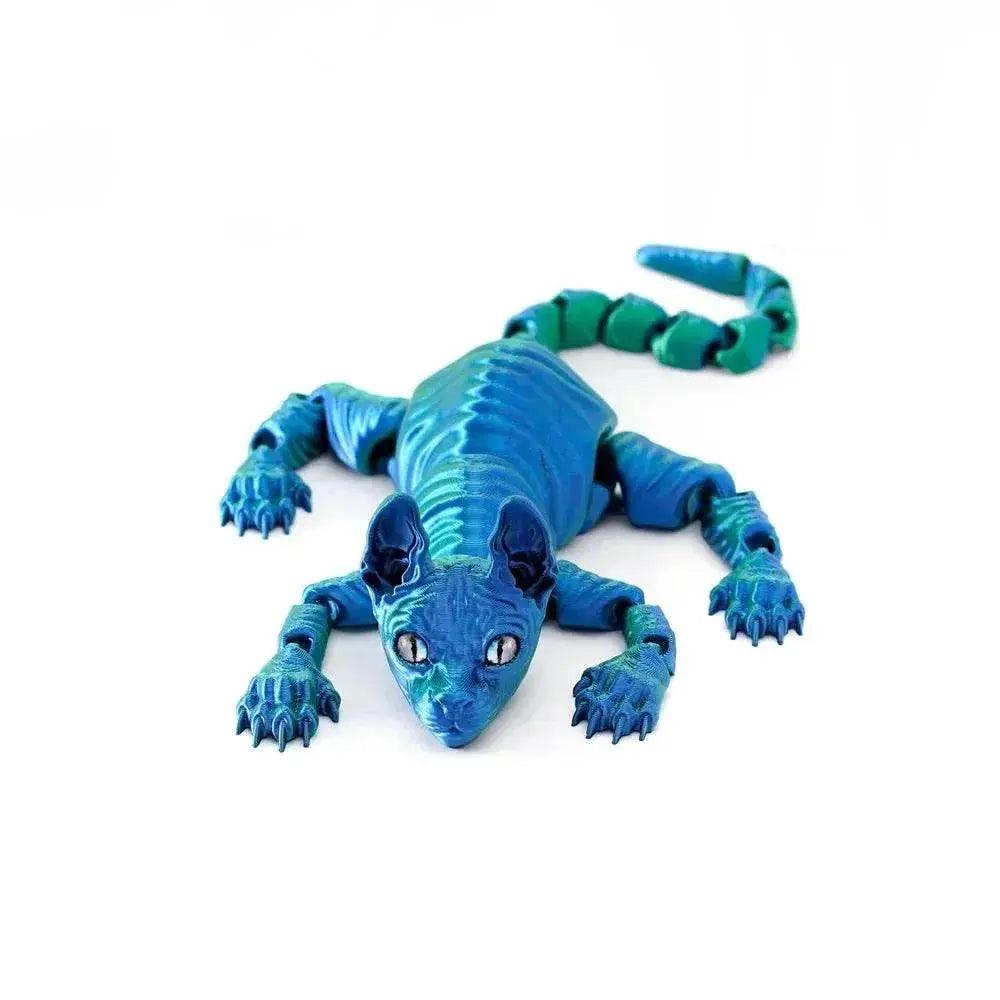  3D Printed Miniature Hairless Cat Model Doll Toy Figurine -  ToylandEU™