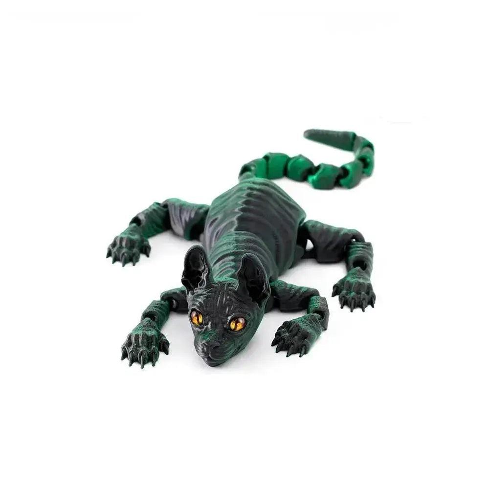  3D Printed Miniature Hairless Cat Model Doll Toy Figurine -  ToylandEU™