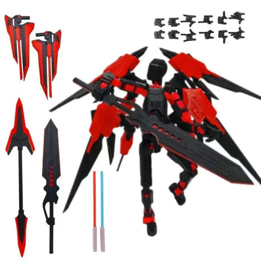  3D Printed Movable Action Figures Swordsman Robot Toy -  ToylandEU™