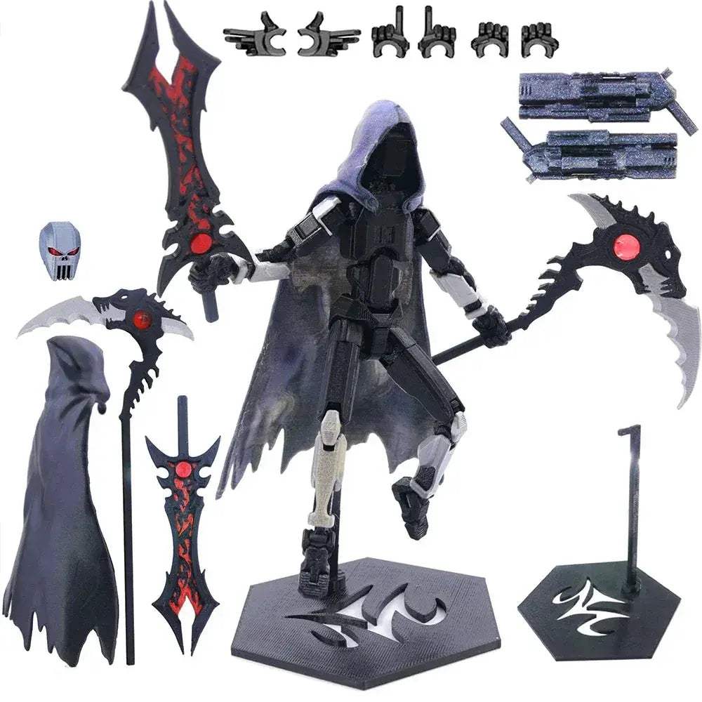 3D Printed Movable Action Figures Swordsman Robot Toy - ToylandEU