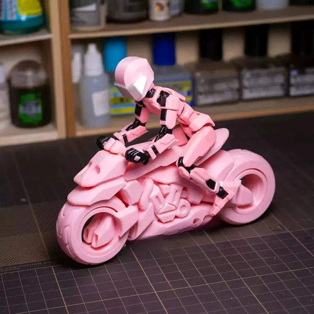 3D Printed Movable Action Figures Swordsman Robot Toy - ToylandEU