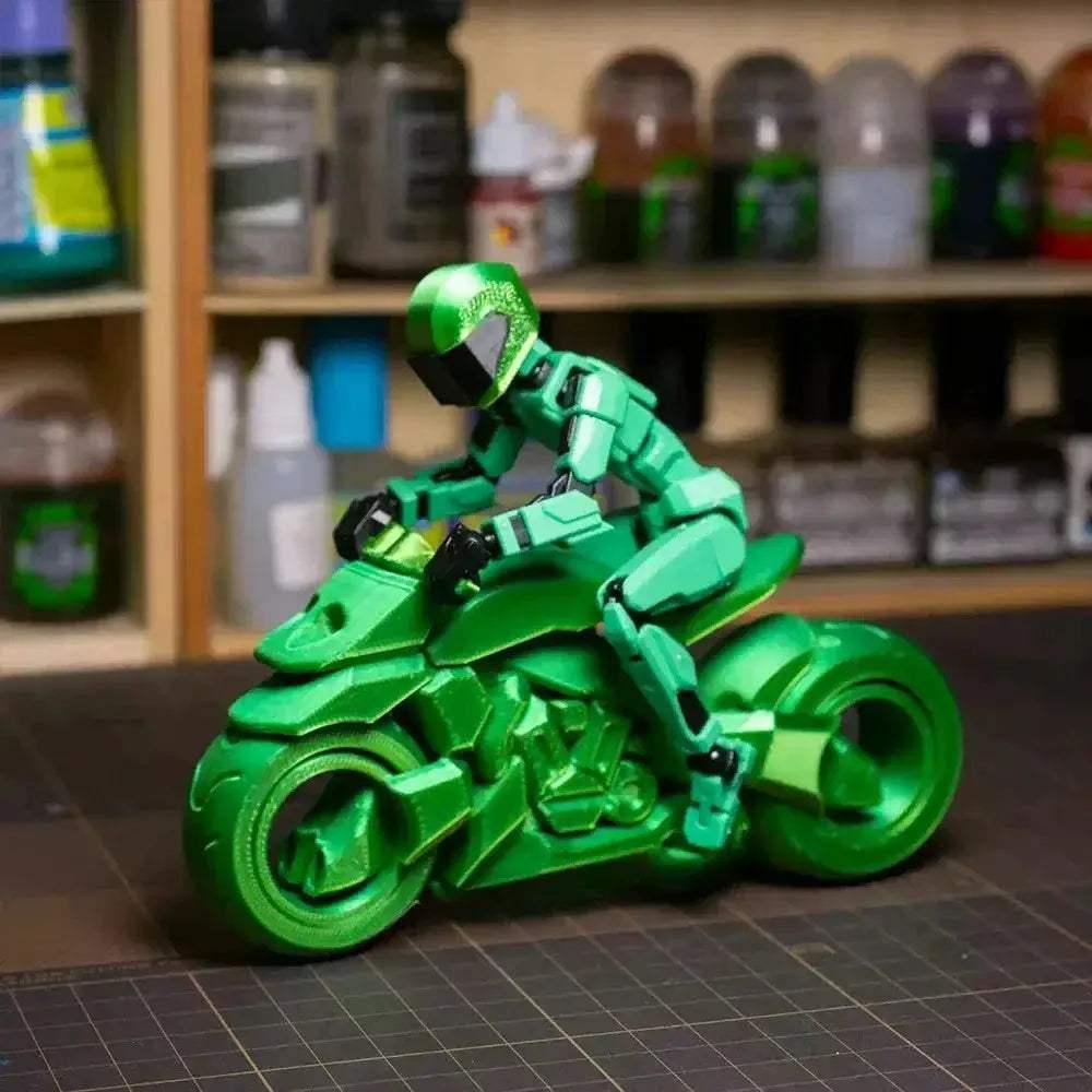3D Printed Movable Action Figures Swordsman Robot Toy - ToylandEU