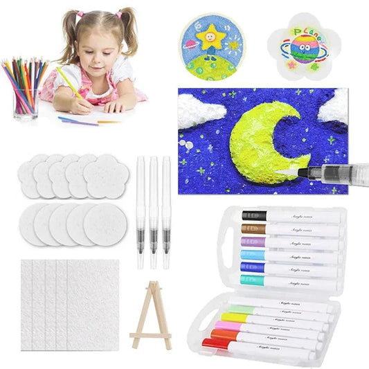  3D Puffy Paint Kit | Includes Foam Sheets | Toylandeu™ 