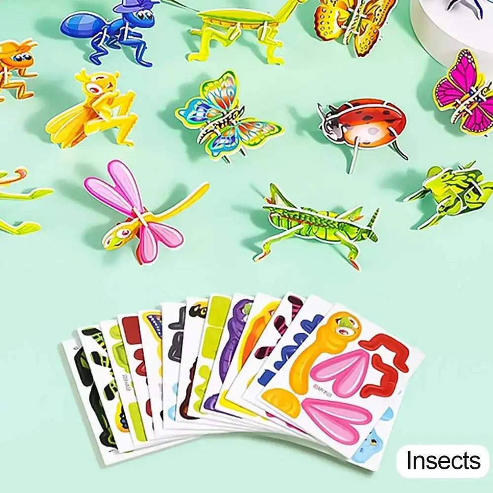  3D Puzzle Blocks Insect Jigsaw Set For Kids Educational -  ToylandEU™