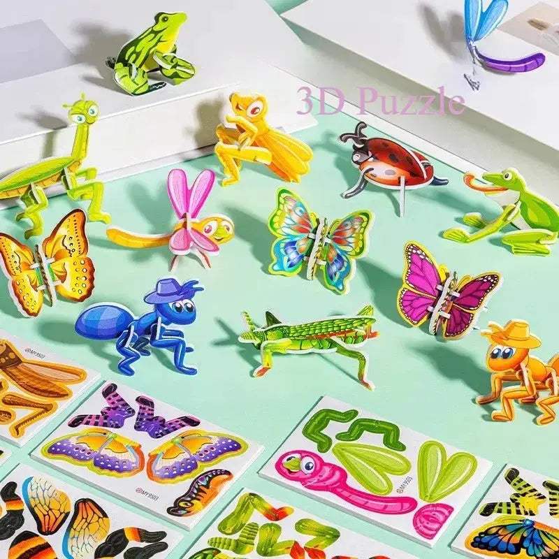  3D Puzzle Dinosaurs For Kids Glue Free 25 Piece DIY -  ToylandEU™