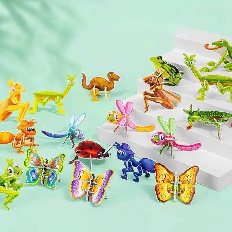  3D Puzzle Dinosaurs For Kids Glue Free 25 Piece DIY -  ToylandEU™