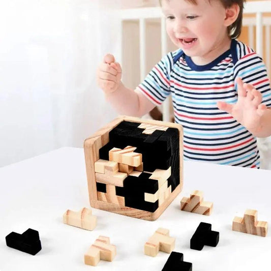  3D Puzzle Luban Interlocking Wooden Toy Educational -  ToylandEU™