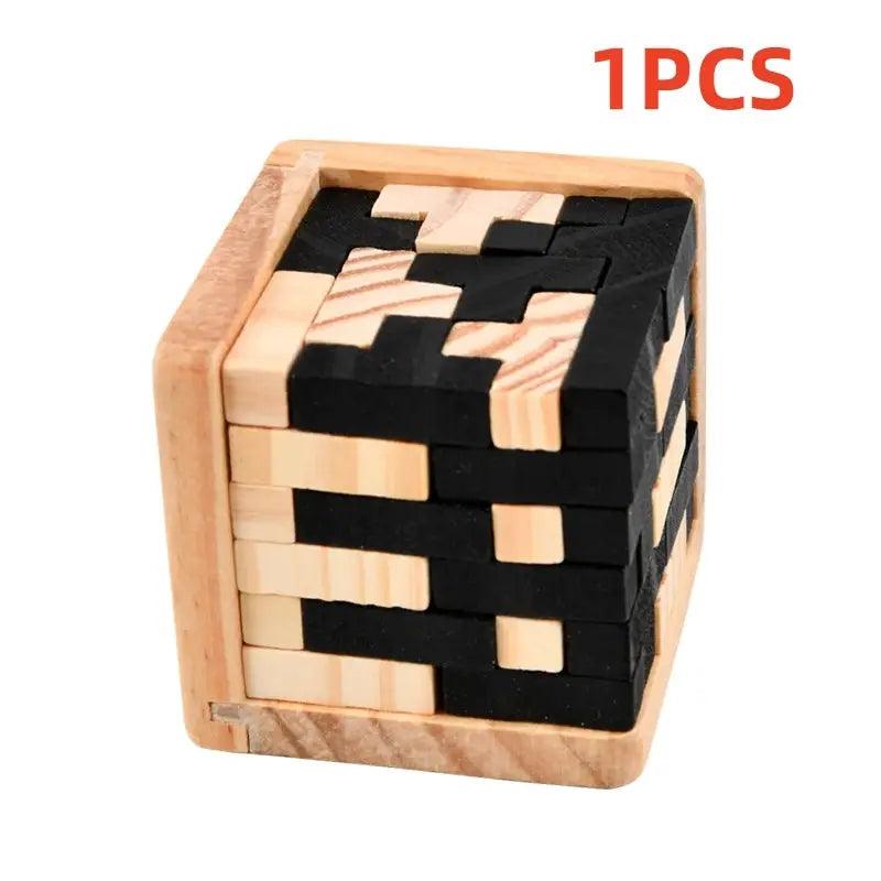  3D Puzzle Luban Interlocking Wooden Toy Educational -  ToylandEU™