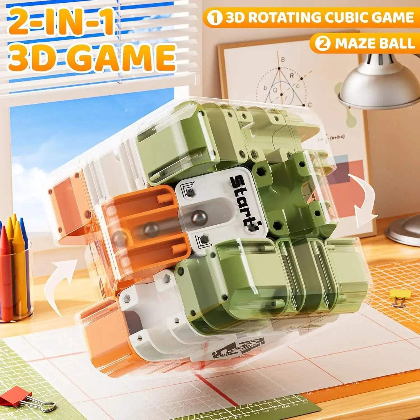  3D Puzzle Maze For Stress Relief Deluxe Brain Teaser -  ToylandEU™