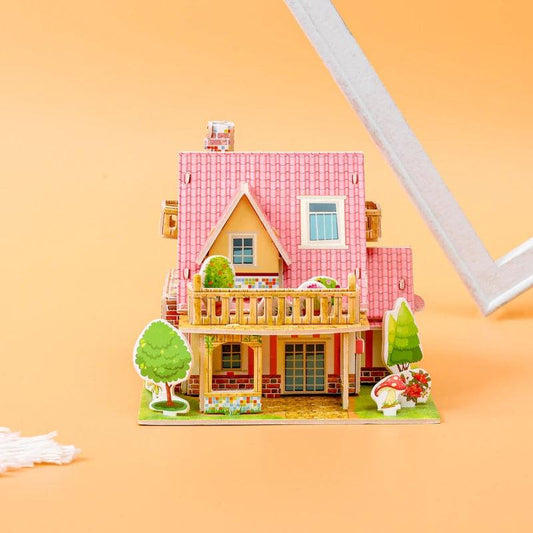 3D Puzzle | Paper House Model Ages 3-12 | Toylandeu™ 