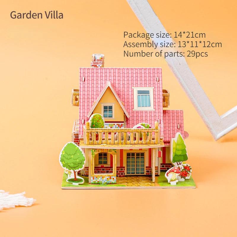  3D Puzzle | Paper House Model Ages 3-12 | Toylandeu™ 