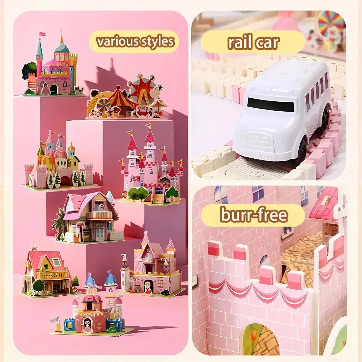  Princess Castle Track 3D Puzzle Kids Educational Toy -  ToylandEU™