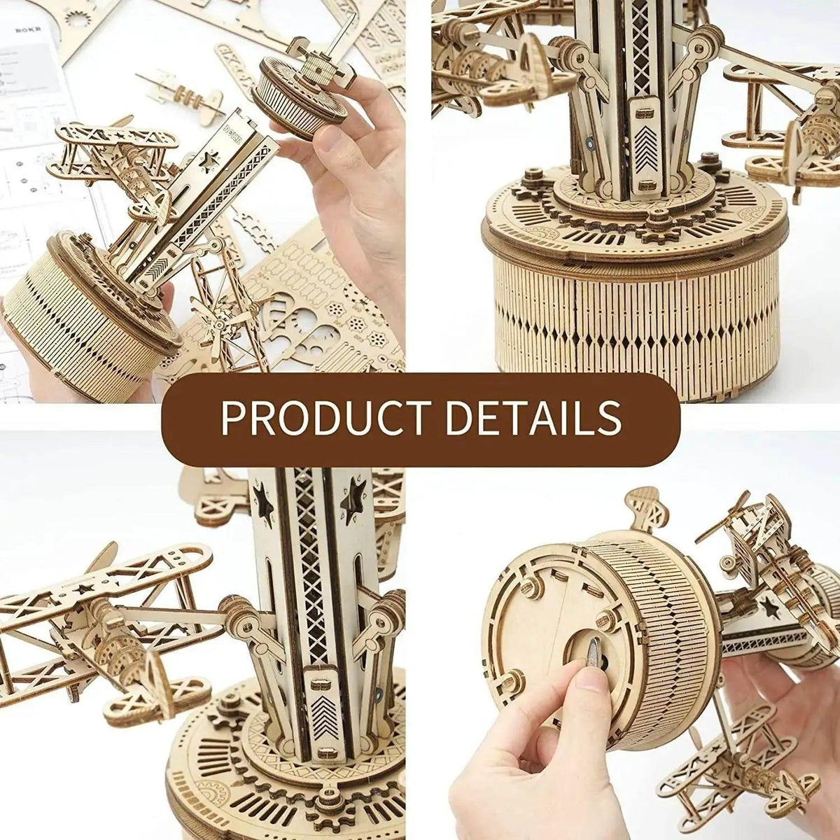  Robotime Rokr 84pcs Rotatable DIY 3D Starry Night Kit 3D Puzzle -  ToylandEU™