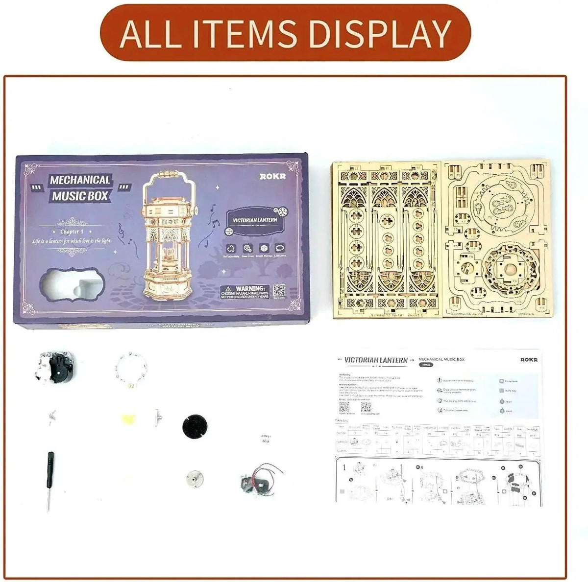  Robotime Rokr 84pcs Rotatable DIY 3D Starry Night Kit 3D Puzzle -  ToylandEU™