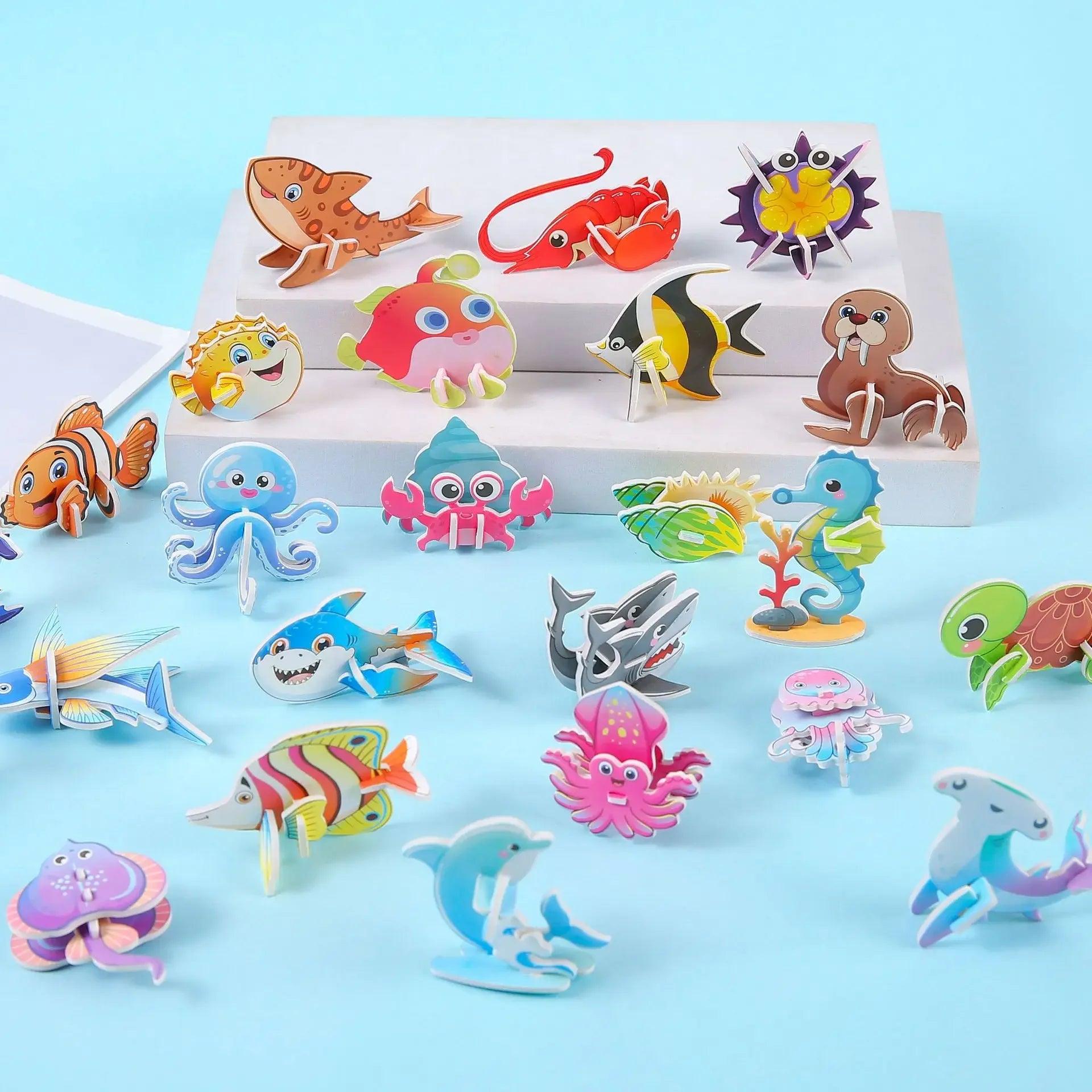  3D Puzzle Set | 30 Pieces For Kids | Toylandeu™ 