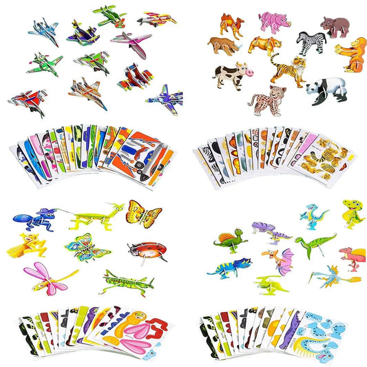  3D Puzzle Set For Kids CE Certified Cardboard Puzzles -  ToylandEU™
