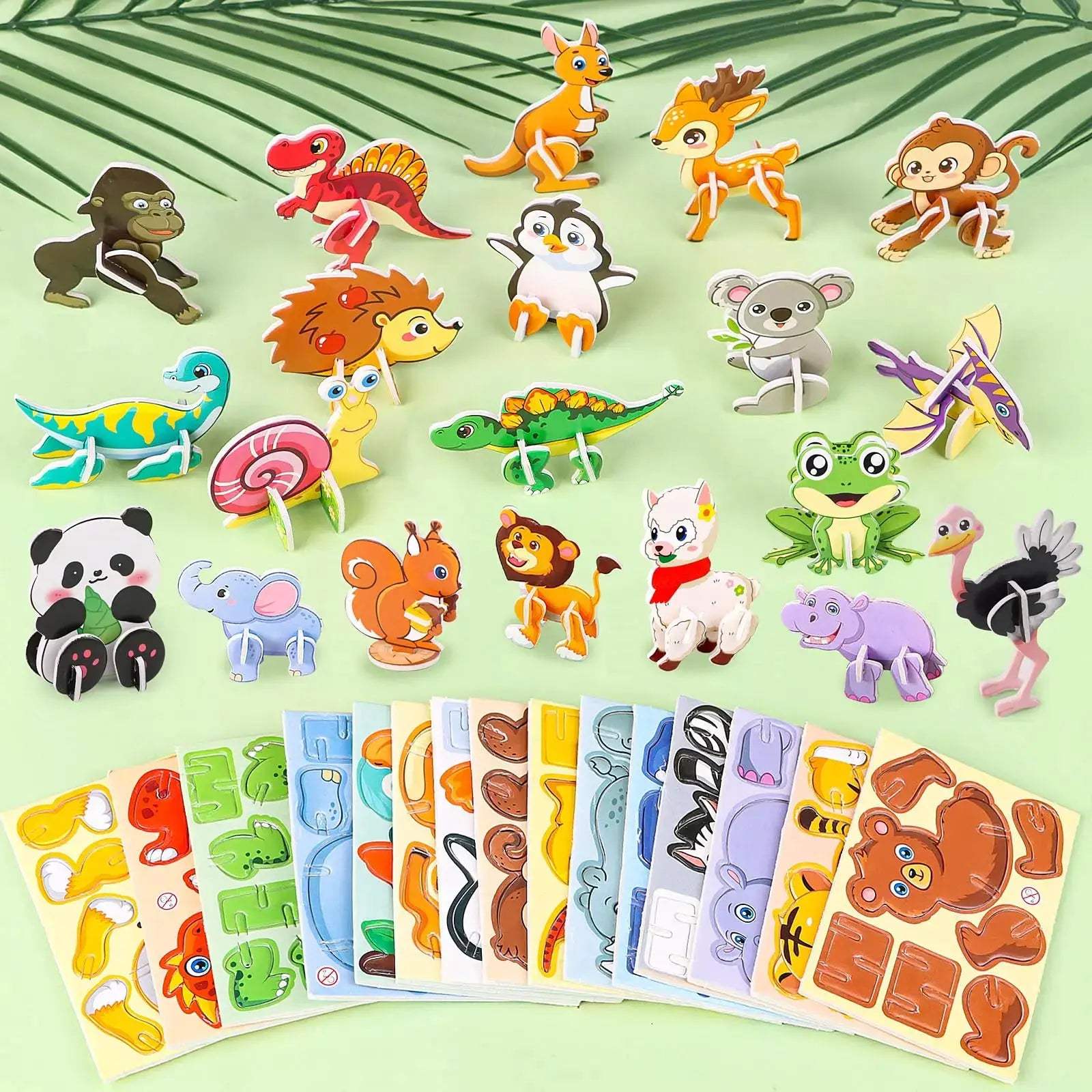  3D Puzzle Set For Kids CE Certified Cardboard Puzzles -  ToylandEU™