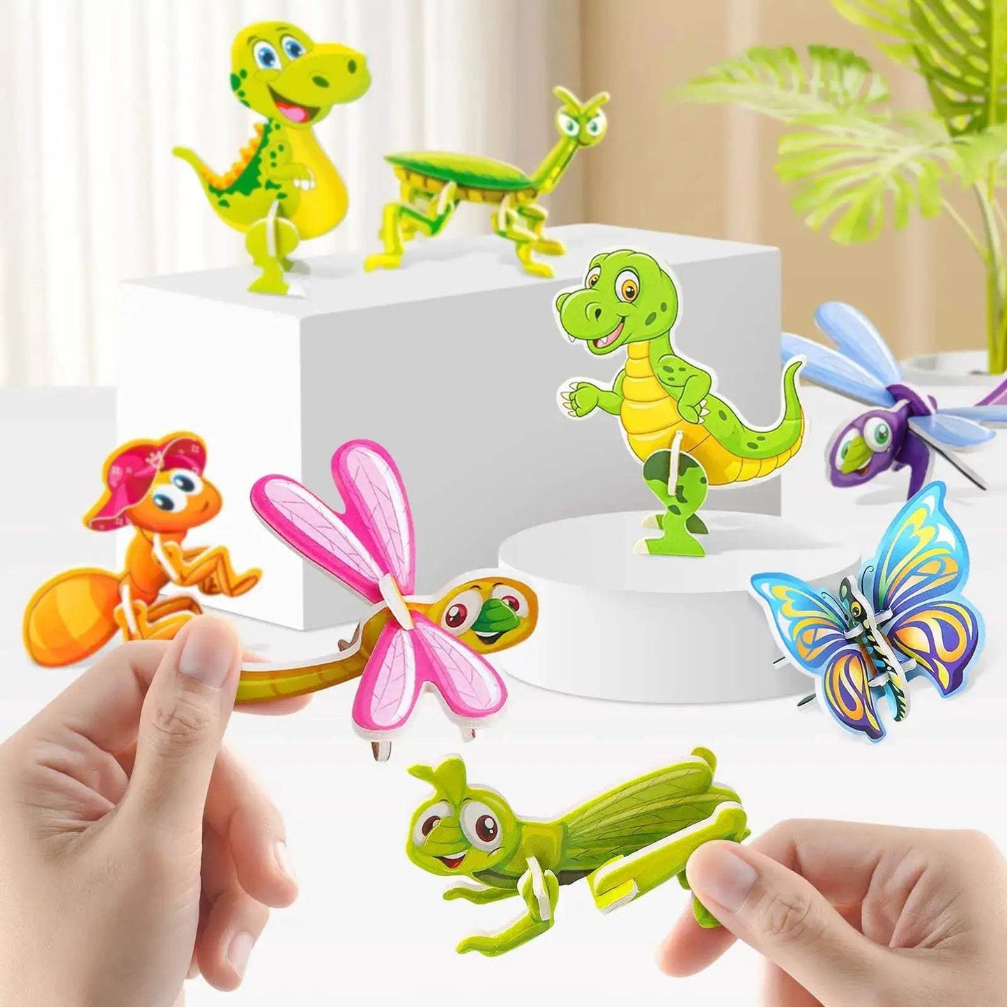  3D Puzzle Set For Kids CE Certified Cardboard Puzzles -  ToylandEU™