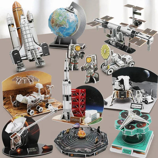  3D Puzzle Space Model Multicolor Paper Kit Toylandeu 