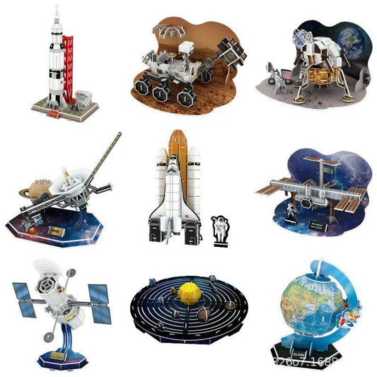  3D Puzzle Space Model Multicolor Paper Kit Toylandeu 
