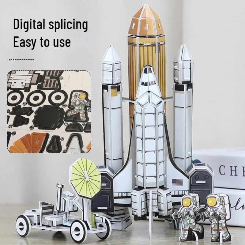  3D Puzzle Space Model Multicolor Paper Kit Toylandeu 