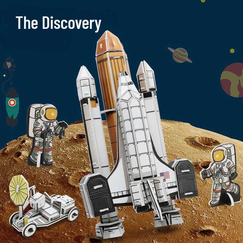  3D Puzzle Space Model Multicolor Paper Kit Toylandeu 