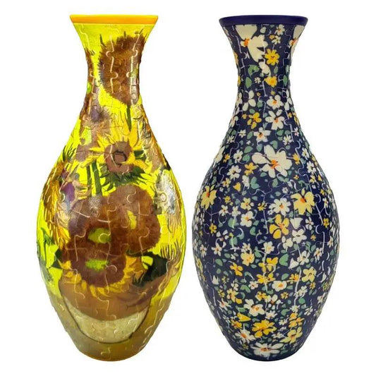 3D Puzzle Vase Flower Porcelain Design DIY Assembly Toy - ToylandEU