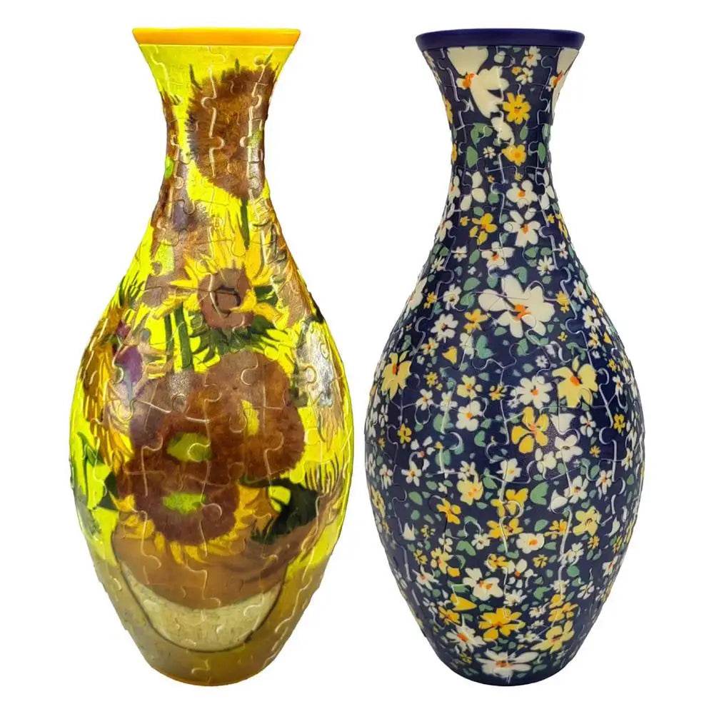 3D Puzzle Vase Flower Porcelain Design DIY Assembly Toy - ToylandEU
