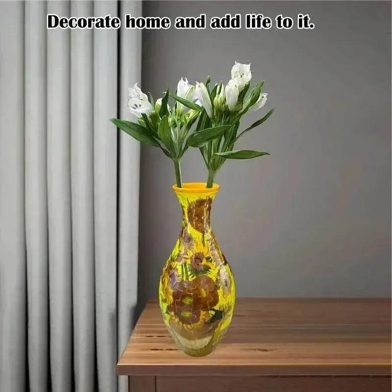  3D Puzzle Vase Flower Porcelain Design DIY Home Decor Gift -  ToylandEU™