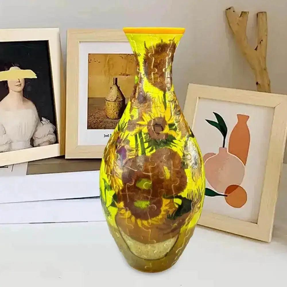  3D Puzzle Vase Flower Porcelain Design DIY Home Decor Gift -  ToylandEU™