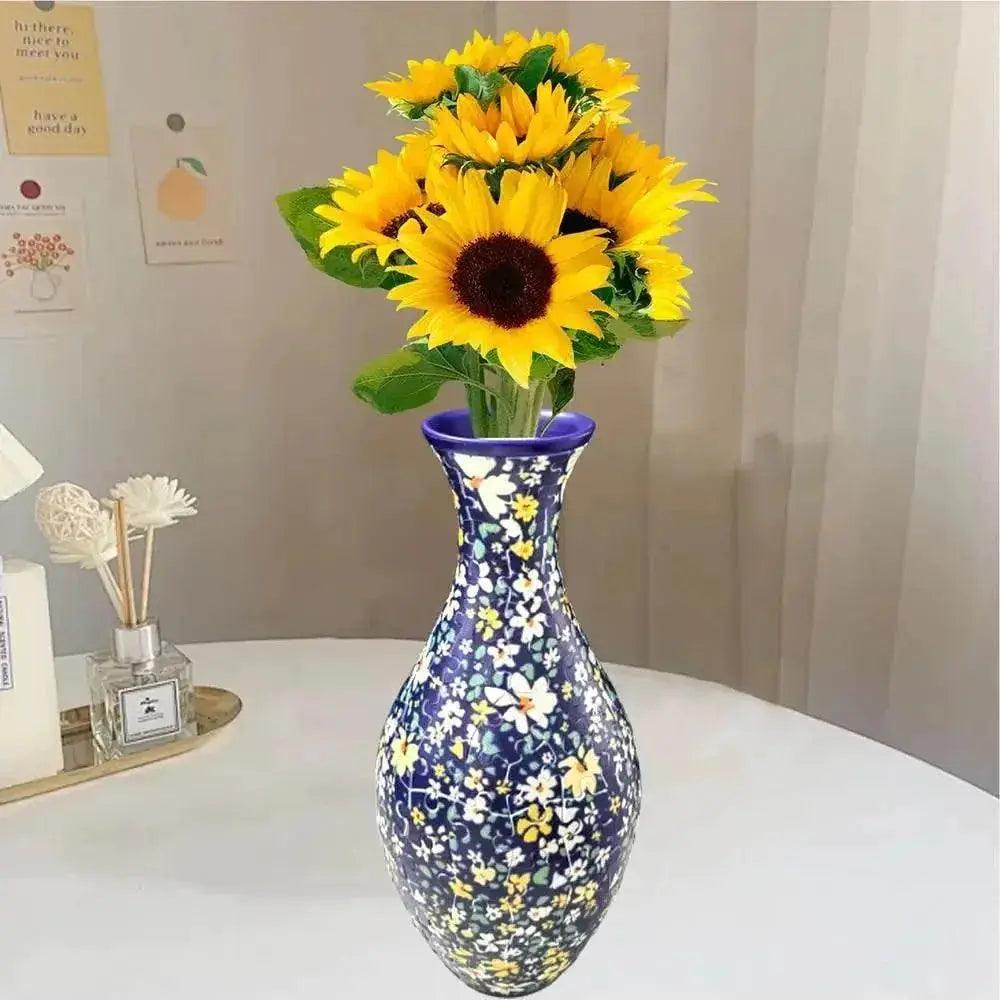  3D Puzzle Vase Flower Porcelain Design DIY Home Decor Gift -  ToylandEU™