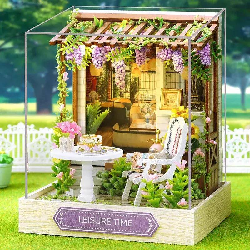  Wooden Miniature Doll House DIY Kit For Easy 3D Puzzle -  ToylandEU™