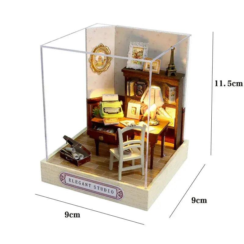  Wooden Miniature Doll House DIY Kit For Easy 3D Puzzle -  ToylandEU™