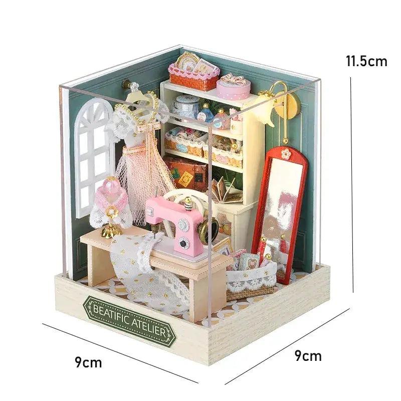  Wooden Miniature Doll House DIY Kit For Easy 3D Puzzle -  ToylandEU™