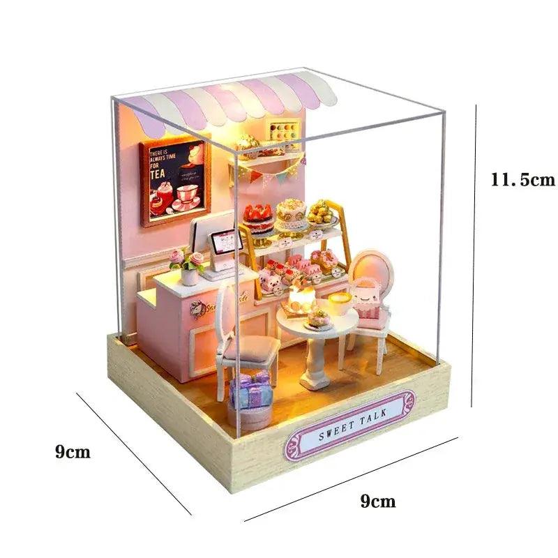  Wooden Miniature Doll House DIY Kit For Easy 3D Puzzle -  ToylandEU™