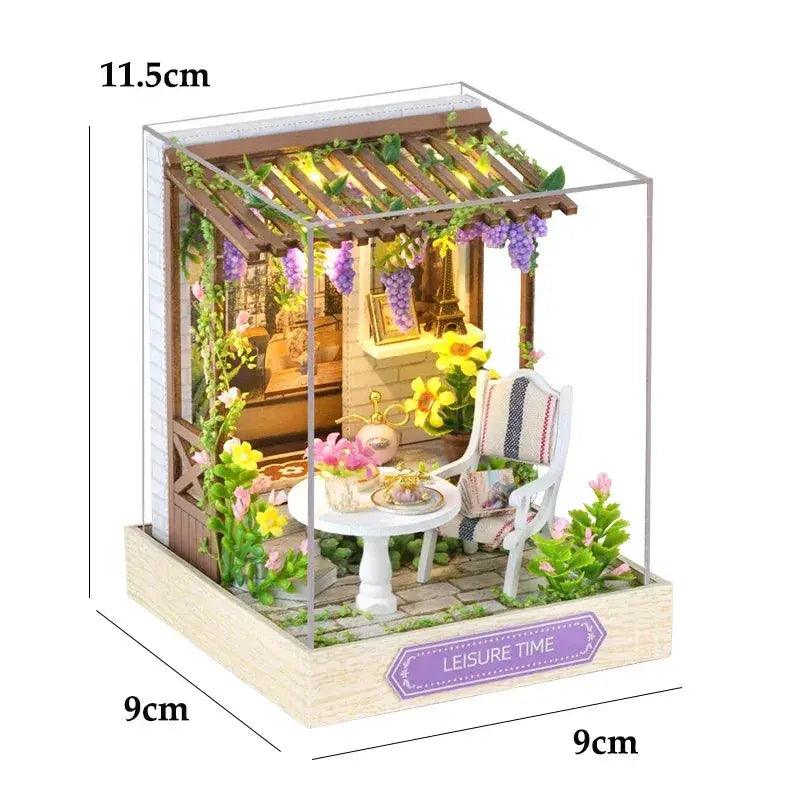  Wooden Miniature Doll House DIY Kit For Easy 3D Puzzle -  ToylandEU™