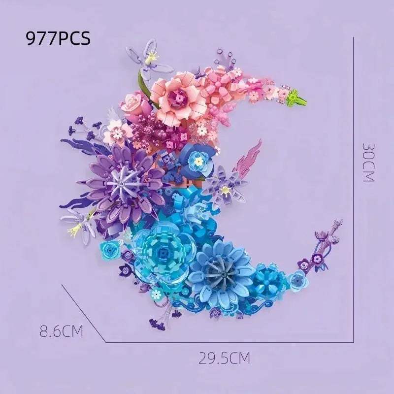 3D Sunflower Building Blocks Frame For DIY Photo Wall Decor - ToylandEU