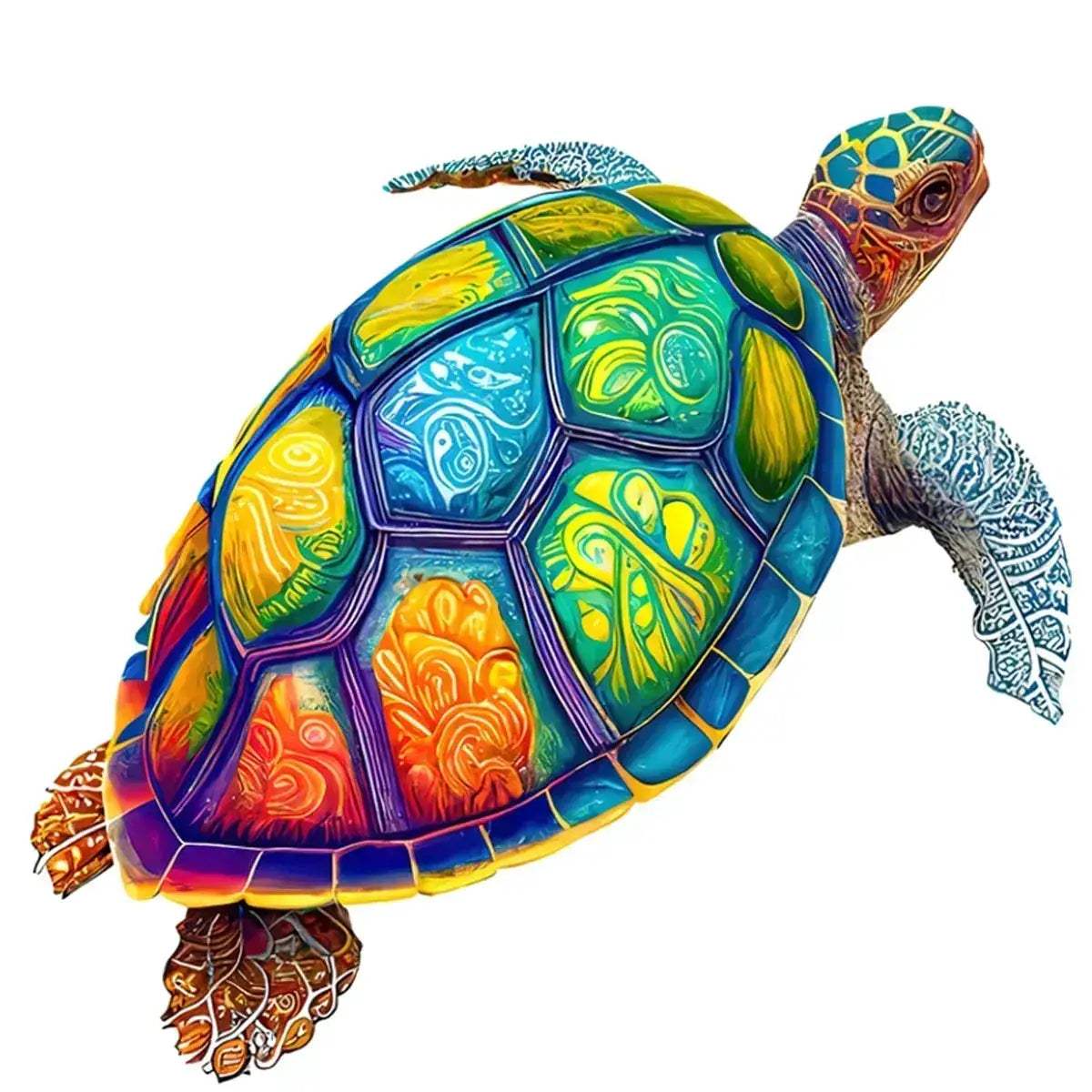 3D Wooden Animal Jigsaw Puzzle For All Ages Interactive Lion - ToylandEU