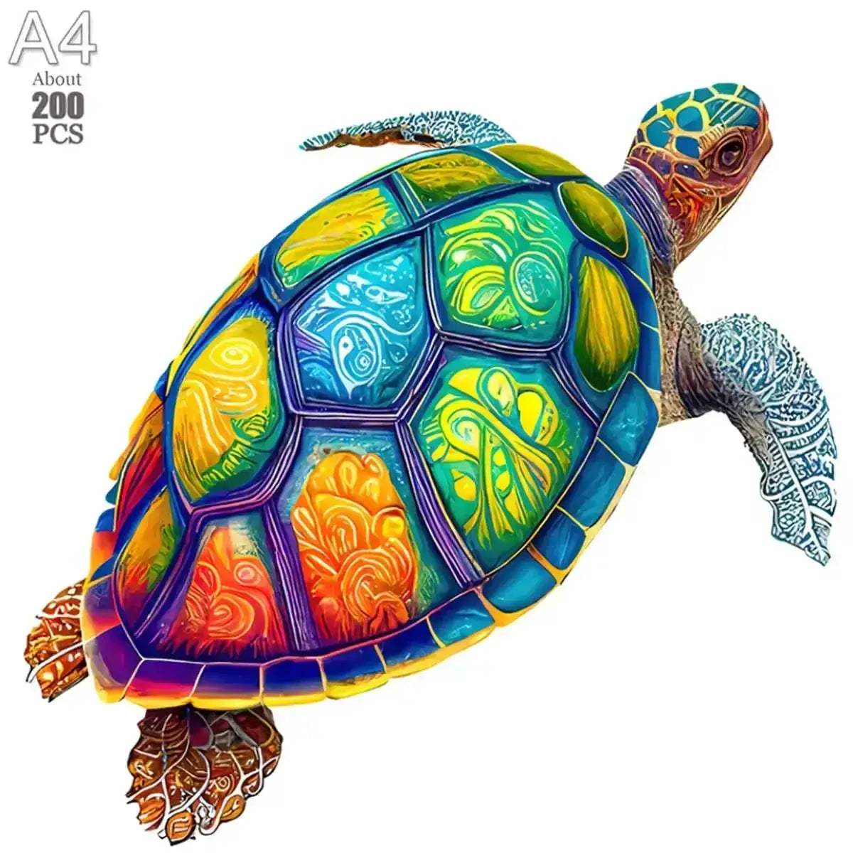 3D Wooden Animal Jigsaw Puzzle For All Ages Interactive Lion - ToylandEU
