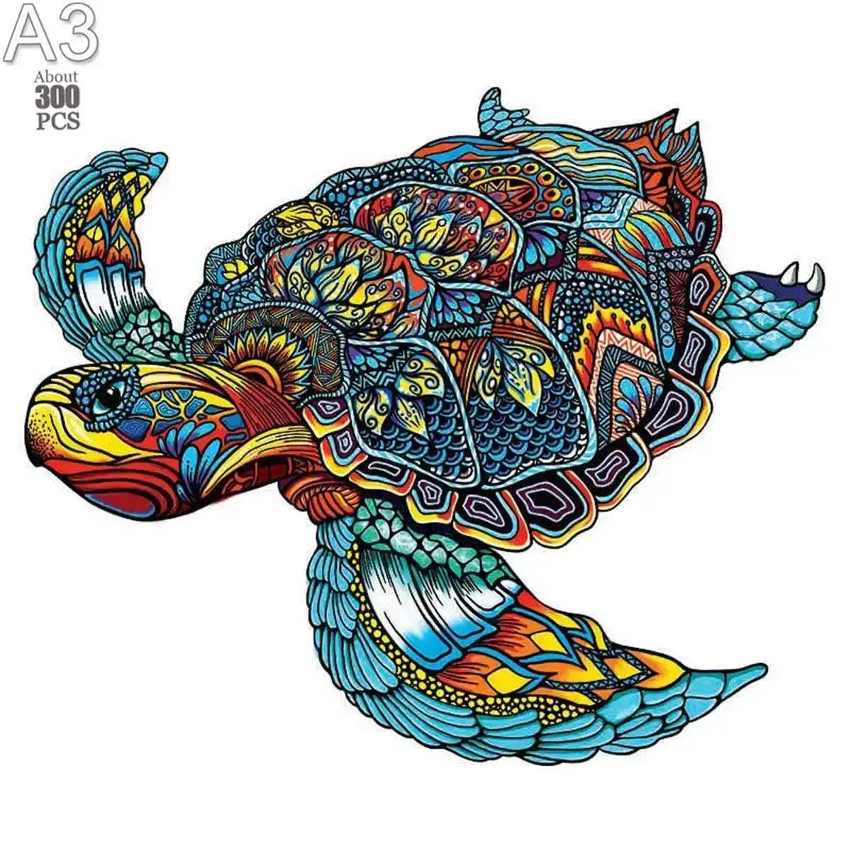 3D Wooden Animal Jigsaw Puzzle For All Ages Interactive Lion - ToylandEU