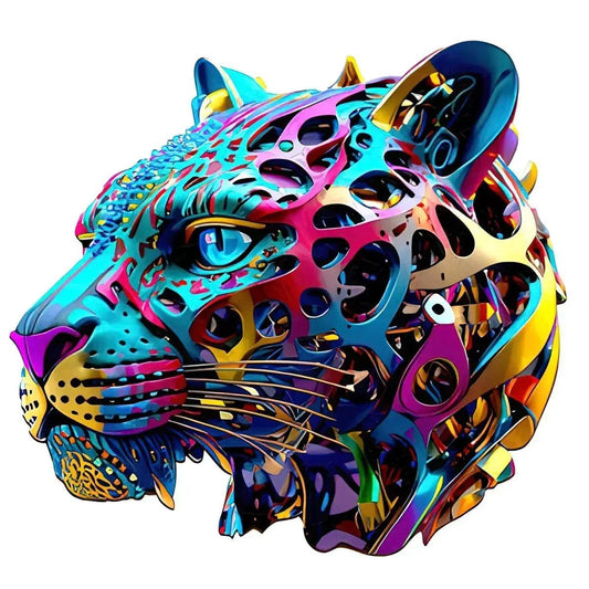  3D Wooden Animal Jigsaw Puzzle Interactive Lion -  ToylandEU™