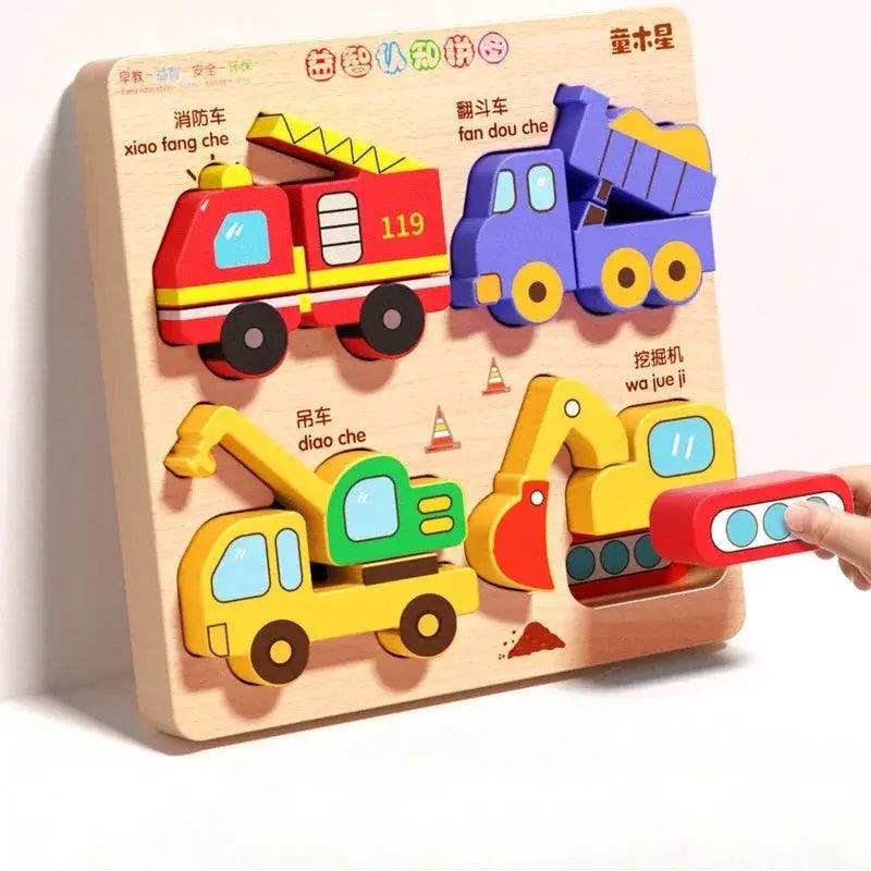  3D Wooden Animal Jigsaw Puzzles For Montessori Learning -  ToylandEU™