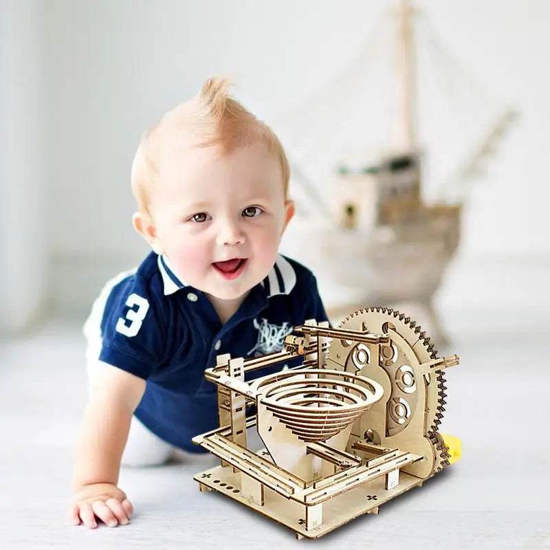 3D Wooden Gear Puzzle Kit: Explore Physics & Ignite Creativity - ToylandEU