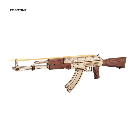  3D Wooden Gun Puzzle Kit AK47 DIY Building Blocks -  ToylandEU™