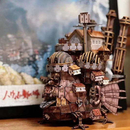  3D Wooden Model Kit Magic Moving Castle With Wheels -  ToylandEU™